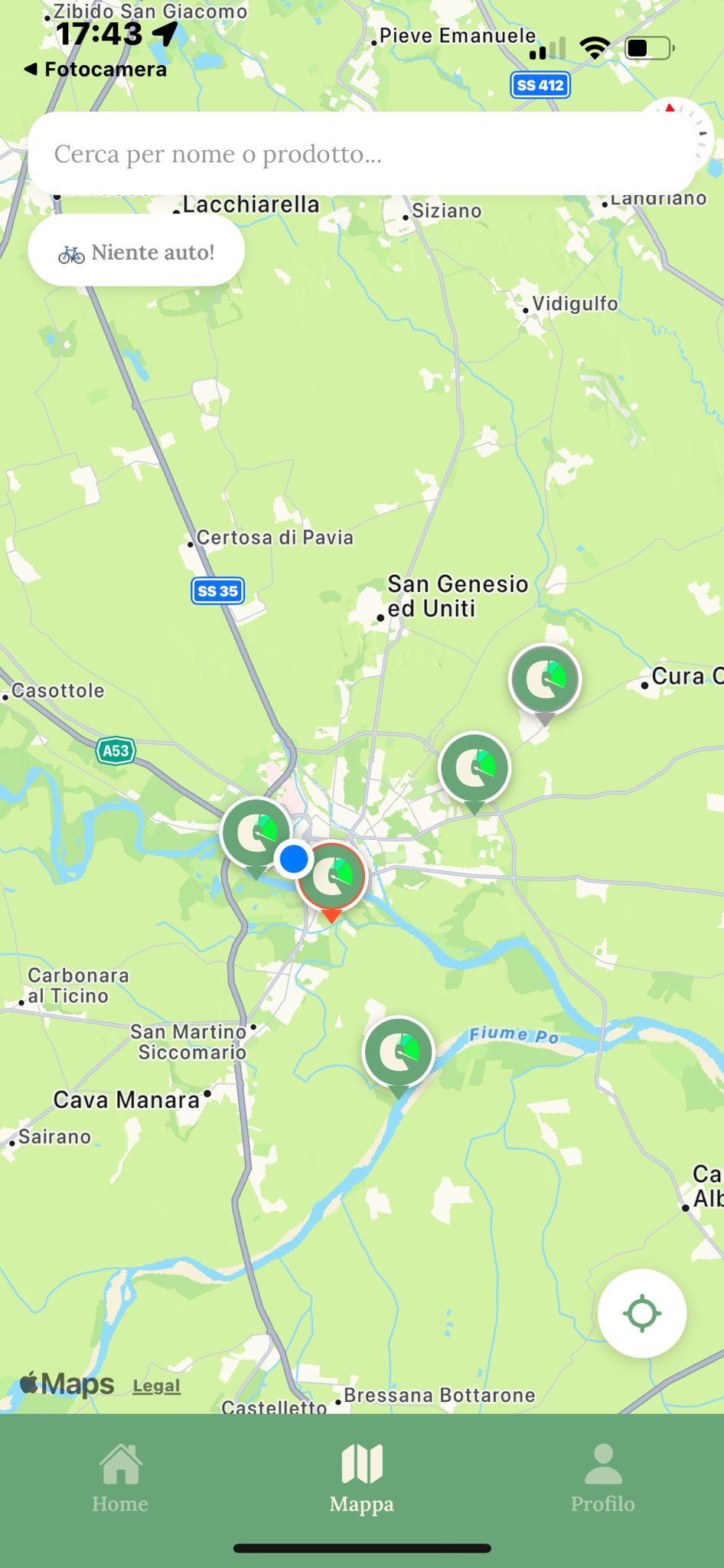 KmØ mappa produttori